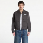 OBEY Walter Work Jacket Black Faded Wash - Dydis M (121800620-BLK Striukės)