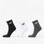 New Balance Everyday Ankle 3-Pack White/ Grey/ Black - Dydis M (LAS51303BM Kojinės)