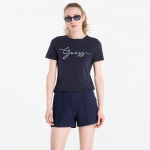 GUESS Circe Ss Cn T-Shirt Daring Ocean - Dydis M (V6GI01K2962-A71W Mar&scaron;kinėliai)