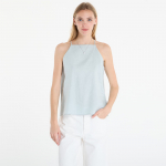 Calvin Klein Jeans Linen Sl Fashion Top Green - Dydis M (LV047F119G 3Q0 Mar&scaron;kinėliai)