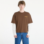 Dickies Payson 2-in-1 Tee Timber Brown - Dydis M (DK0A88JF0TB1 Mar&scaron;kinėliai)