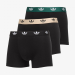 Bokserki adidas Trunk 3-Pack Black - Dydis M (4AR002-905 &Scaron;ortai)
