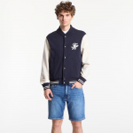 Tommy Hilfiger Script Colorblock Bomber Navy - Dydis M (MW0MW43091 DW5 Džemperiai)