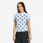 adidas Slim Fit Cali T-Shirt Clear Sky - Dydis M (KV1192 Mar&scaron;kinėliai)