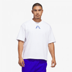 adidas Anthony Edwards Believe That T-Shirt White/ Lucid Blue - Dydis M (KC5670 Mar&scaron;kinėliai)