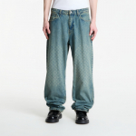 Jeansy Daily Paper Faded Monogram Amba Jeans V2 Bleached Denim Blue - Dydis M (2610188 Kelnės)