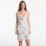 Sukienka GUESS Sl Linda Mini Slip Dress Ribbon Floral Print - Dydis M (W6GK27W1816-PMI9 Suknelės)