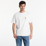 Urbanc Classics Orange Sip Oversize Tee White - Dydis M (MT4140-00220 Mar&scaron;kinėliai)