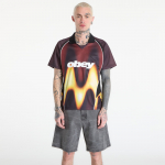 OBEY Blurred Soccer Jersey Burnt Red - Dydis M (131080378-BNR Mar&scaron;kinėliai)