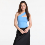 Urban Classics Ladies One Strap Top Horizon Blue - Dydis M (TB5977-01301 Mar&scaron;kinėliai)