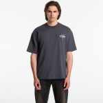 AllSaints Pentacle Ss Crew Graphic T-Shirt Washed Black - Dydis M (M034PE Washed Black Mar&scaron;kinėliai)