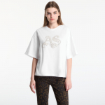 AllSaints Icon Amelie Tee Optic White - Dydis M (W117JE Optic White Mar&scaron;kinėliai)