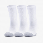 Under Armour Heatgear Crew Socks White - Dydis M (1346751-100 Kojinės)