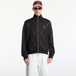 Fred Perry Argyle Track Jacket Black - Dydis M (J2332 102 Striukės)