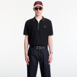 Fred Perry Crepe Pique Polo Shirt Black - Dydis M (M2480 102 Mar&scaron;kinėliai)