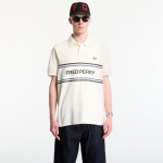 Fred Perry Fred Perry Graphic Polo Shirt Ecru - Dydis M (M2465 560 Mar&scaron;kinėliai)