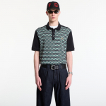 Fred Perry Geometric Polo Shirt Black - Dydis M (M2454 102 Mar&scaron;kinėliai)