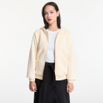 Urban Classics Fluffy Zip Hoody White Sand - Dydis M (TB7286-02903 Džemperiai)