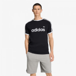 adidas 3-Stripes Slim Ringer T-Shirt Black - Dydis M (KF0417 Mar&scaron;kinėliai)