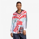 adidas x Coca Cola Mash Up Smocked Jersey White/ Multicolor - Dydis M (KY7547 Mar&scaron;kinėliai)