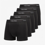Bokserki Calvin Klein Relaxed Fit Trunk 5-Pack Black - Dydis M (LV00NB4437 TM6 &Scaron;ortai)