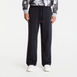 Jordan Brooklyn Fleece Men's Open-Hem Pants Black/ University Red - Dydis M (IM9205-010 Kelnės)