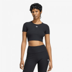 adidas Essentials Rib T-Shirt Black - Dydis M (KR3601 Mar&scaron;kinėliai)
