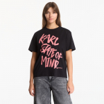 Karl Lagerfeld Jeans Reg Karlism Tee Black - Dydis M (B3W17019999 Mar&scaron;kinėliai)