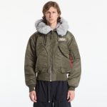 Alpha Industries 45/P Hooded Custom Mud Olive - Dydis M (113145-443 Striukės)