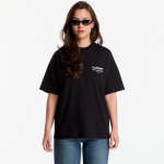 AllSaints Eliana Etta Tee Black - Dydis M (W052JF BLACK Mar&scaron;kinėliai)