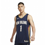 Nike NBA Zion Williamson Pelicans Icon Edition 2020 Swingman Jersey mar&scaron;kinėliai - Dydis M (CW3674-424 Mar&scaron;kinėliai)