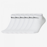 Nike Everyday Lightweight Training No-Show kojinės (6 poros) - Dydis M (SX7679-100 Kojinės)