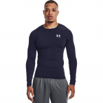 Under Armour HeatGear Long Sleeve mar&scaron;kinėliai - Dydis M (1361524-410 Mar&scaron;kinėliai)