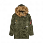 Alpha Industries N3B Airborne Parka striukė - Dydis S (188141-257 Striukės)