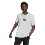 adidas TRF A33 Tee White - Dydis S (HI5272 Mar&scaron;kinėliai)