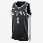 Nike San Antonio Spurs Icon Edition 2022/23 Dri-FIT NBA Swingman Jersey Victor Wembanyama - Dydis S (DN2022-015 Mar&scaron;kinėliai)
