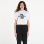 Karl Lagerfeld Jeans Reg Cropped Graffiti Tee White - Dydis S (B1W17054100 Mar&scaron;kinėliai)