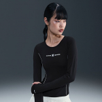 Nike Sportswear Shox Women's Long-Sleeve Top Black/ Black - Dydis S (IH0263-010 Mar&scaron;kinėliai)
