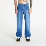 Jeansy Daily Paper Amba Monogram Jeans New Mid Blue - Dydis S (2411167 Kelnės)