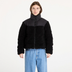Urban Classics Ladies Short Sherpa Mix Puffer Jacket Black/ Black - Dydis S (TB6147-00825 Striukės)