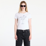 GUESS Ss Tini Boots Bling Baby Tee White - Dydis S (W5YI31K9RM1-G011 Mar&scaron;kinėliai)