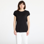 Urban Classics Ladies Modal Extended Shoulder Tee Black - Dydis S (TB4092 black Mar&scaron;kinėliai)