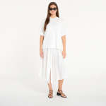 Sukienka AllSaints Jax Tee Dress Chalk White - Dydis S (W326DB Chalk White Suknelės)