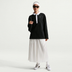 Nike Sportswear Women's Oversized Mid-Rise Culotte Pants Sail/ Sail - Dydis S (IQ0438-133 Kelnės)