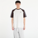adidas Britcore Short Sleeve Ringer T-Shirt Off White/ Aurora Coffee - Dydis S (HZ3830 Mar&scaron;kinėliai)