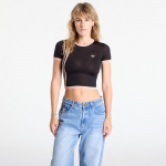 adidas Knitted 3 Stripe Short Tee Black - Dydis S (JJ0960 Mar&scaron;kinėliai)