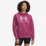 Under Armour Rival Flc Shimmer Hdy Red - Dydis S (6003710-659 Džemperiai)
