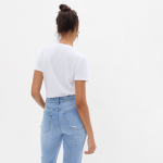 GAP Basic Crewneck Tee Fresh White - Dydis S (795346-01 Mar&scaron;kinėliai)