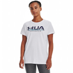 Under Armour Ua Vintage Performance Ss White - Dydis S (1376748-100 Mar&scaron;kinėliai)