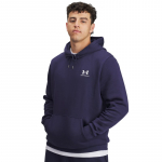 Under Armour Essential Fleece Hoodie Midnight Navy/ White - Dydis S (1373880-410 Džemperiai)